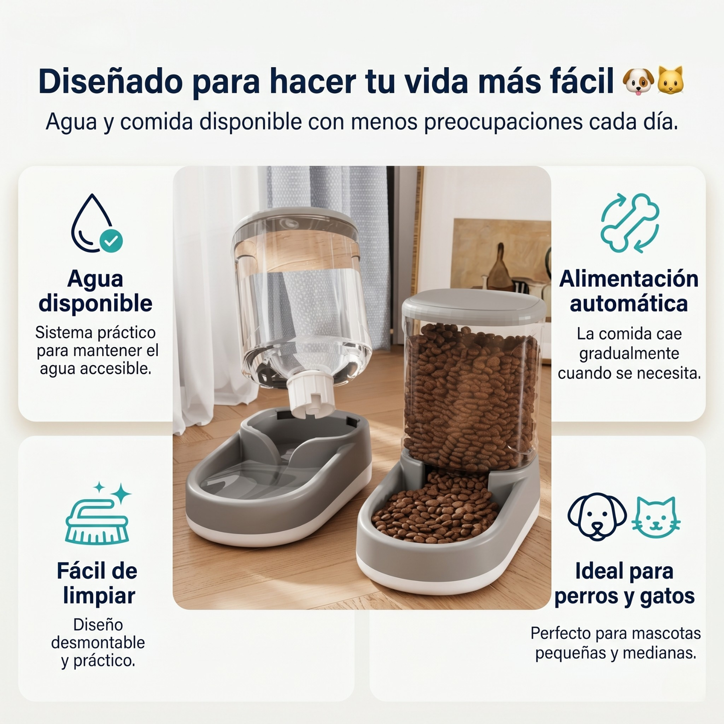Dispensador Automático para Mascotas | Zenivo