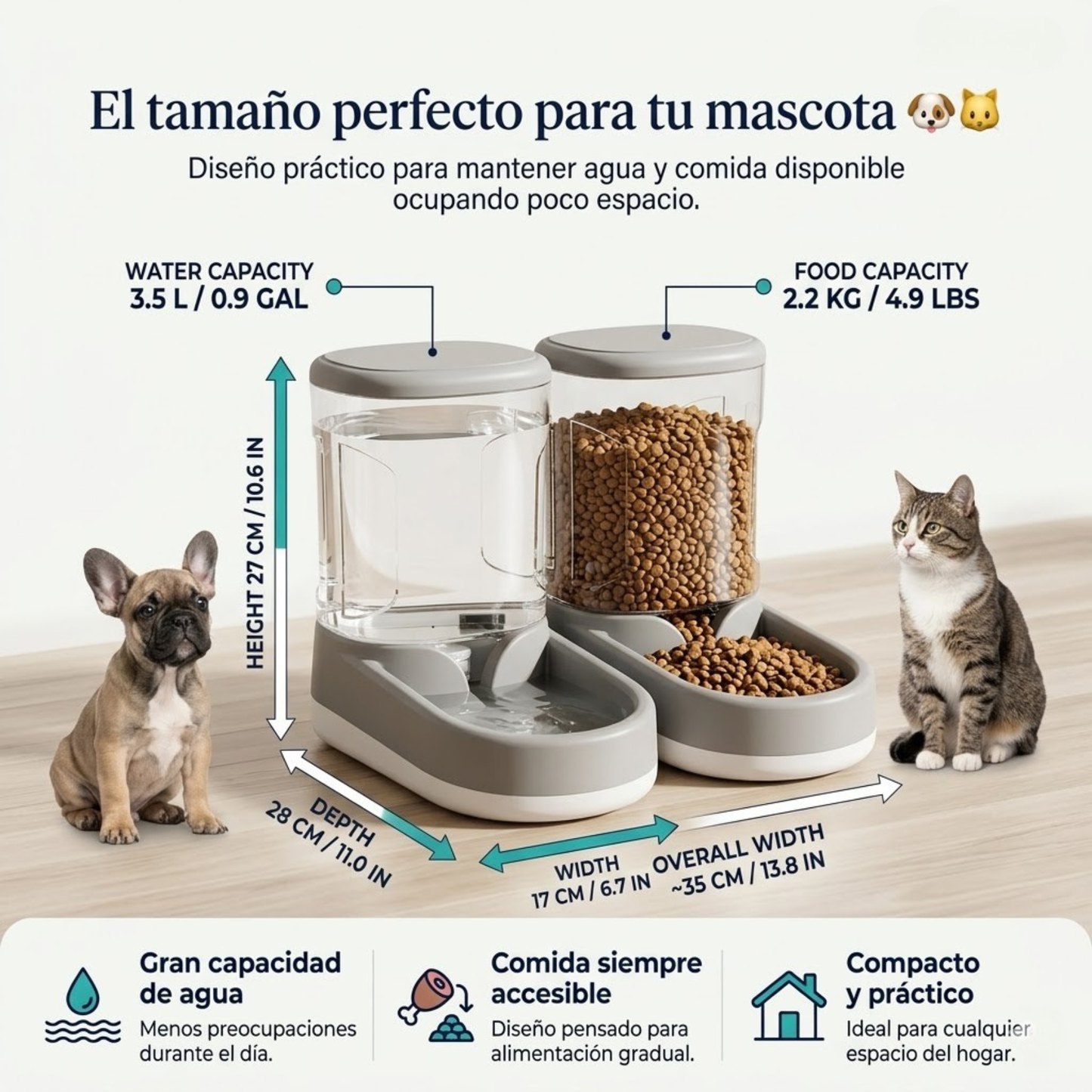 Dispensador Automático para Mascotas | Zenivo