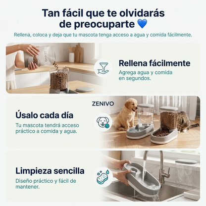 Dispensador Automático para Mascotas | Zenivo
